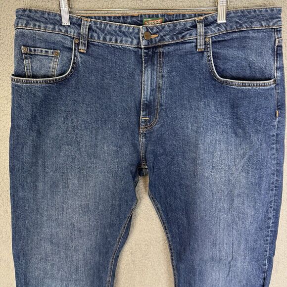 Tecovas Jeans Mens 40x31 Medium Blue Straight Ranch Western Cowboy Rodeo - Picture 2 of 11